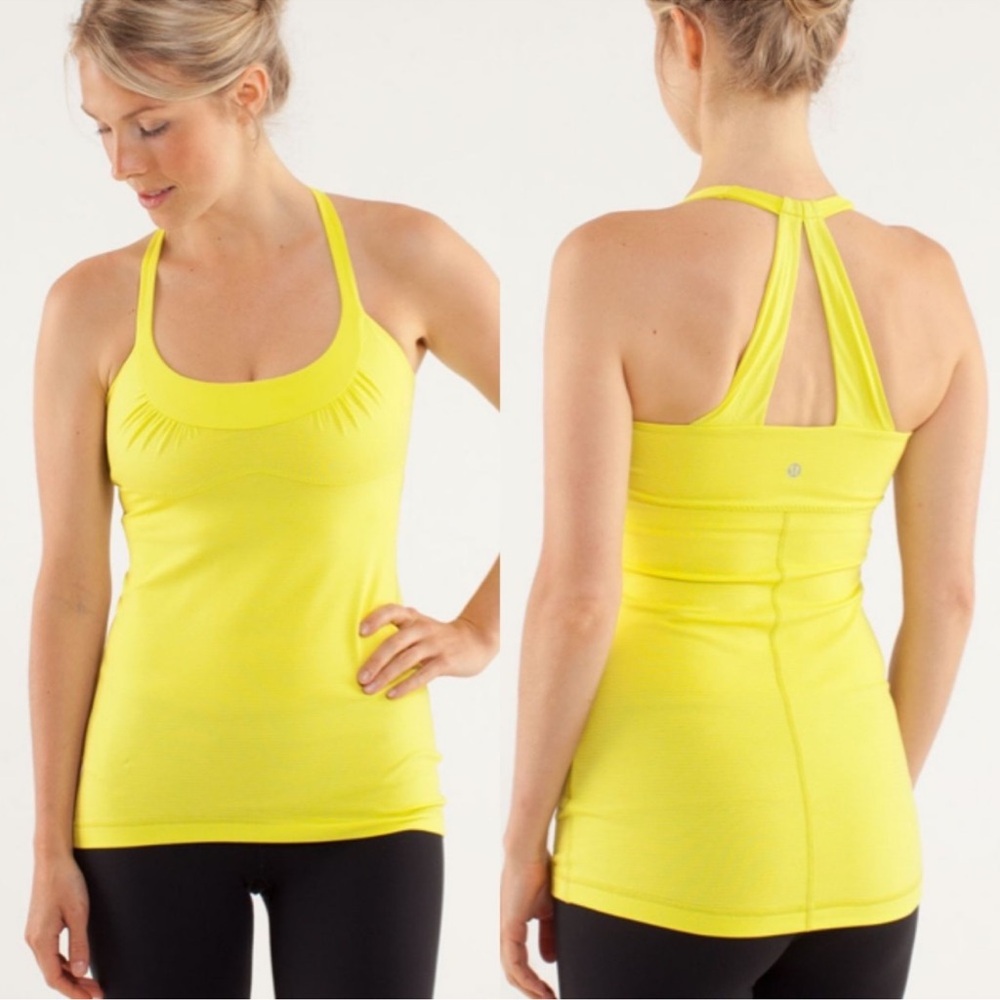 Lululemon Bright Yellow Tank Top